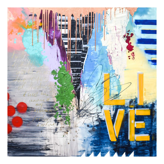 LIVE | 20"X20" | LIMITED PRINT