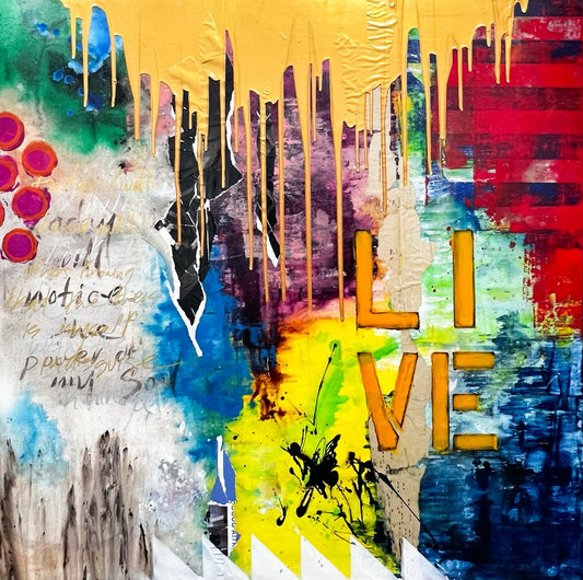 LIVE | 48" x 48"